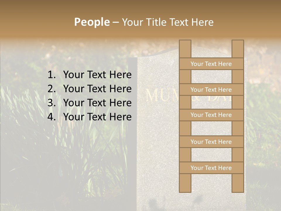 Dead Mom Dad PowerPoint Template