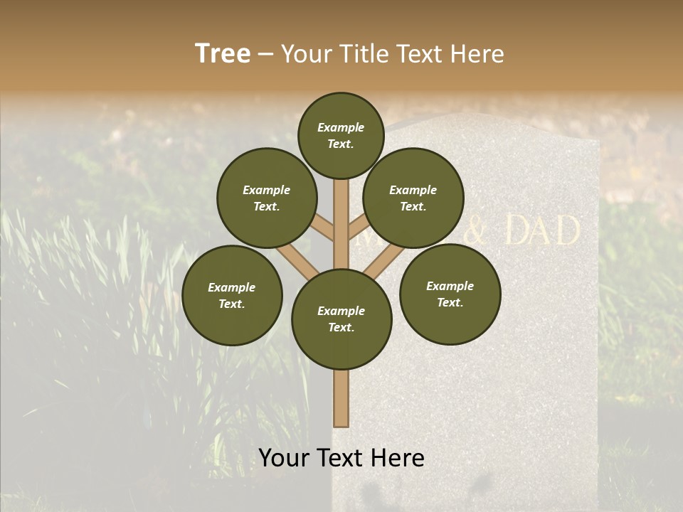 Dead Mom Dad PowerPoint Template
