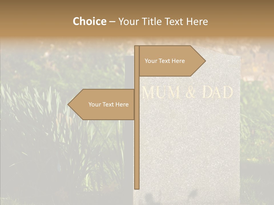 Dead Mom Dad PowerPoint Template