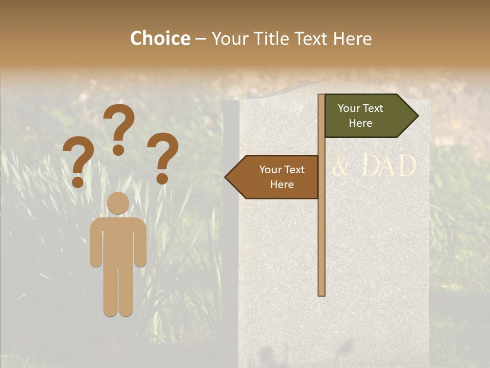 Dead Mom Dad PowerPoint Template