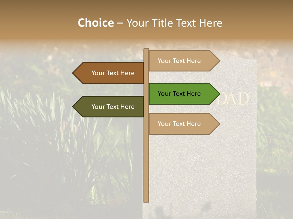 Dead Mom Dad PowerPoint Template