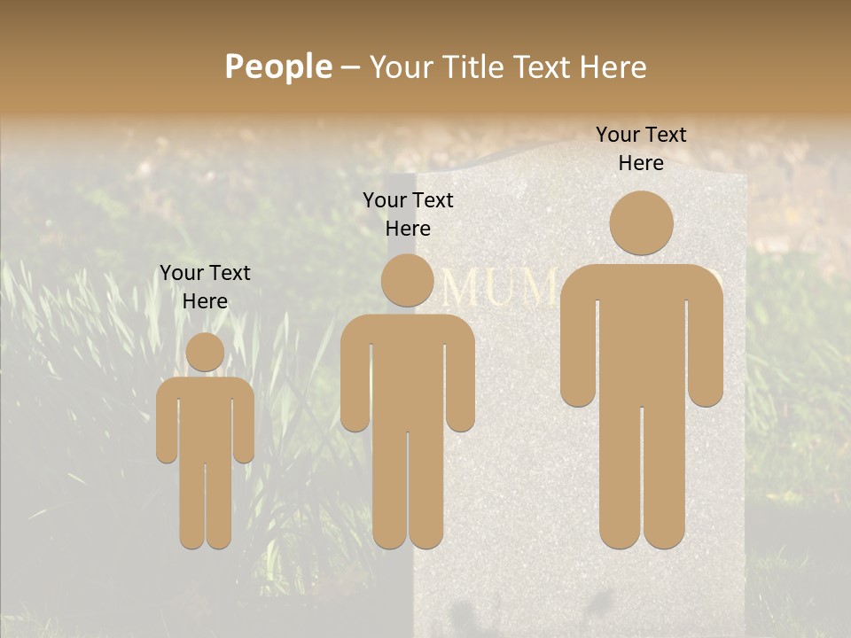 Dead Mom Dad PowerPoint Template