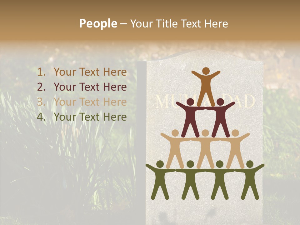 Dead Mom Dad PowerPoint Template