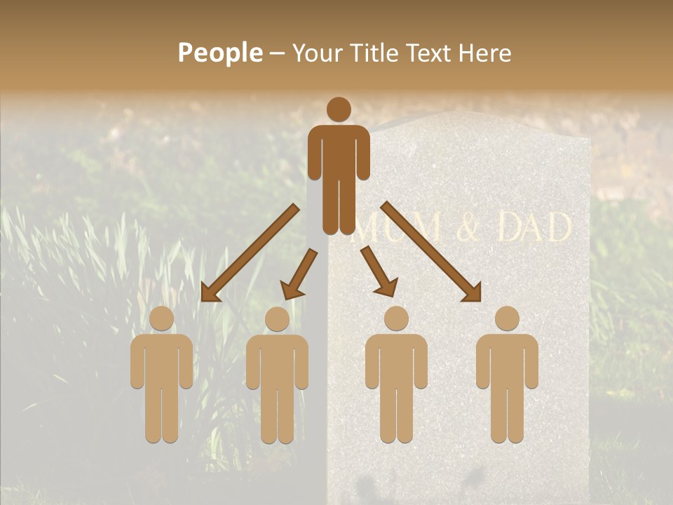 Dead Mom Dad PowerPoint Template