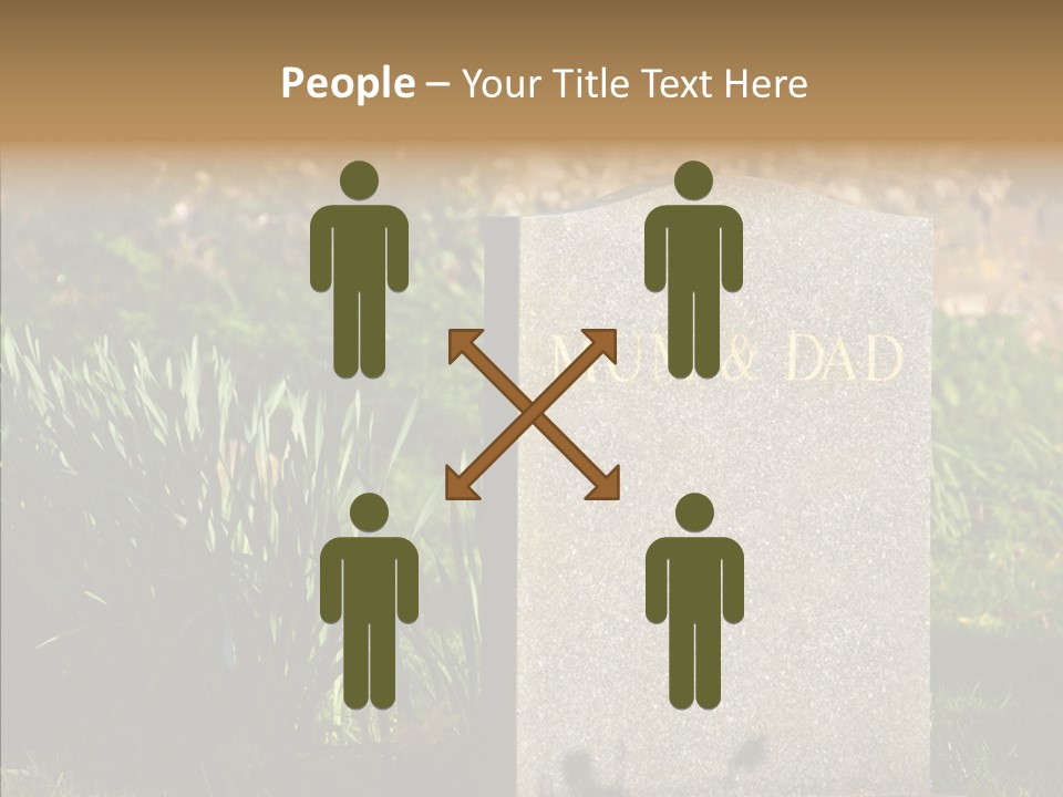 Dead Mom Dad PowerPoint Template