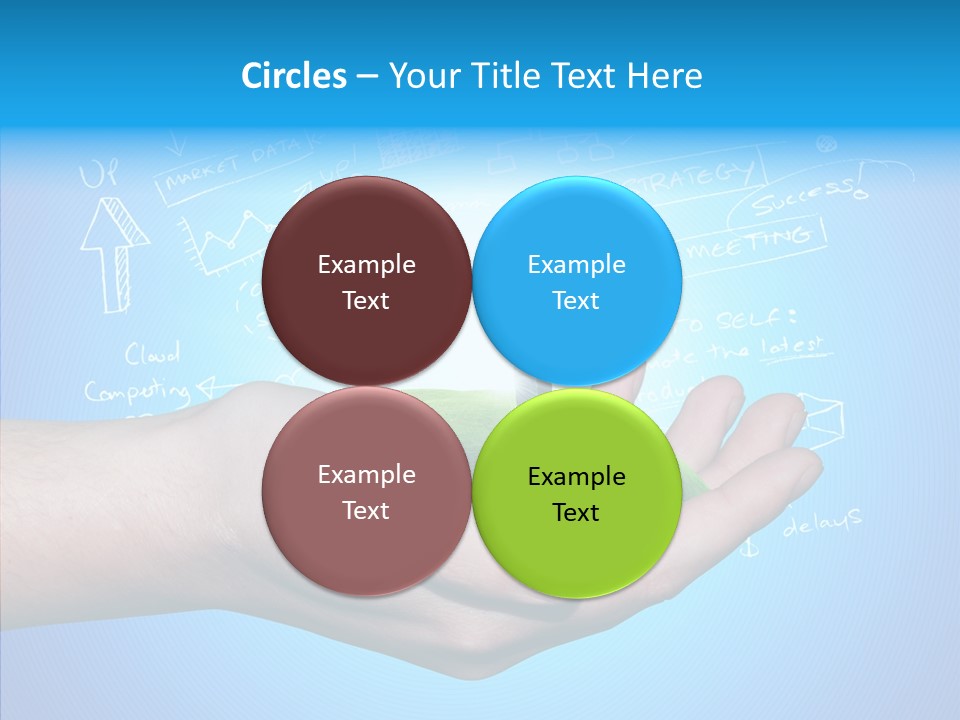 Marketplace Grass Sign PowerPoint Template