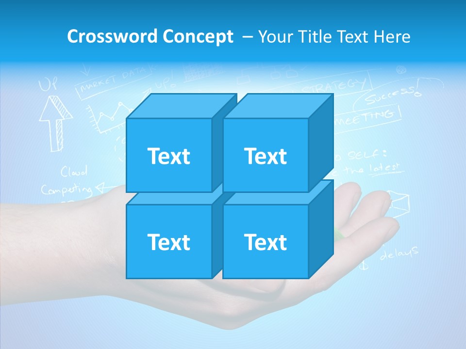 Marketplace Grass Sign PowerPoint Template