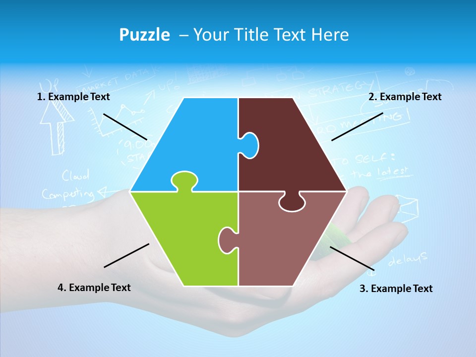 Marketplace Grass Sign PowerPoint Template