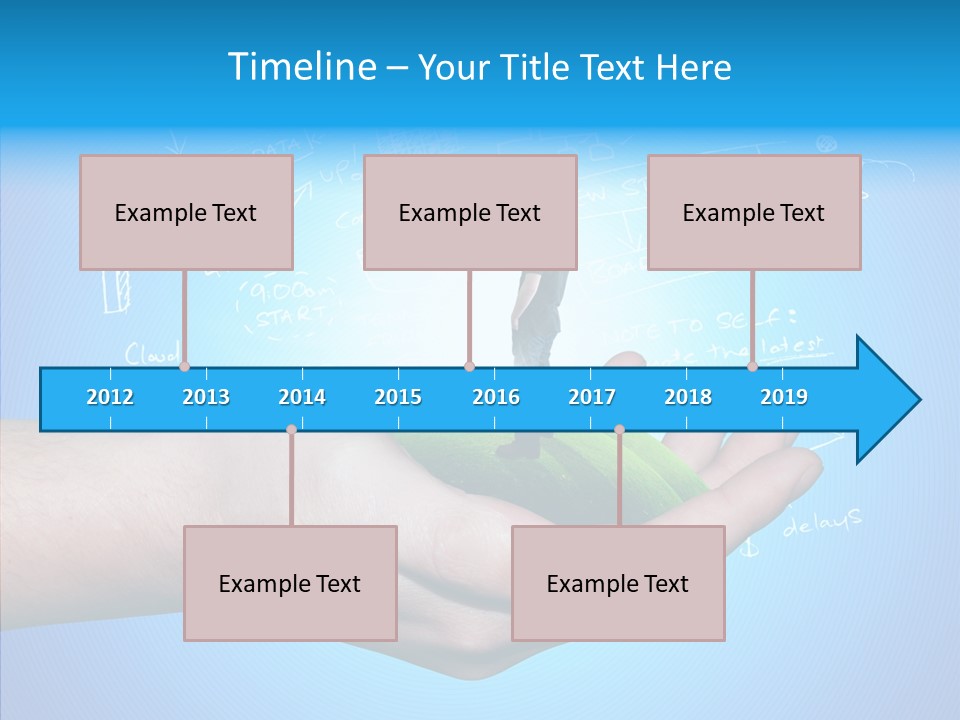 Marketplace Grass Sign PowerPoint Template