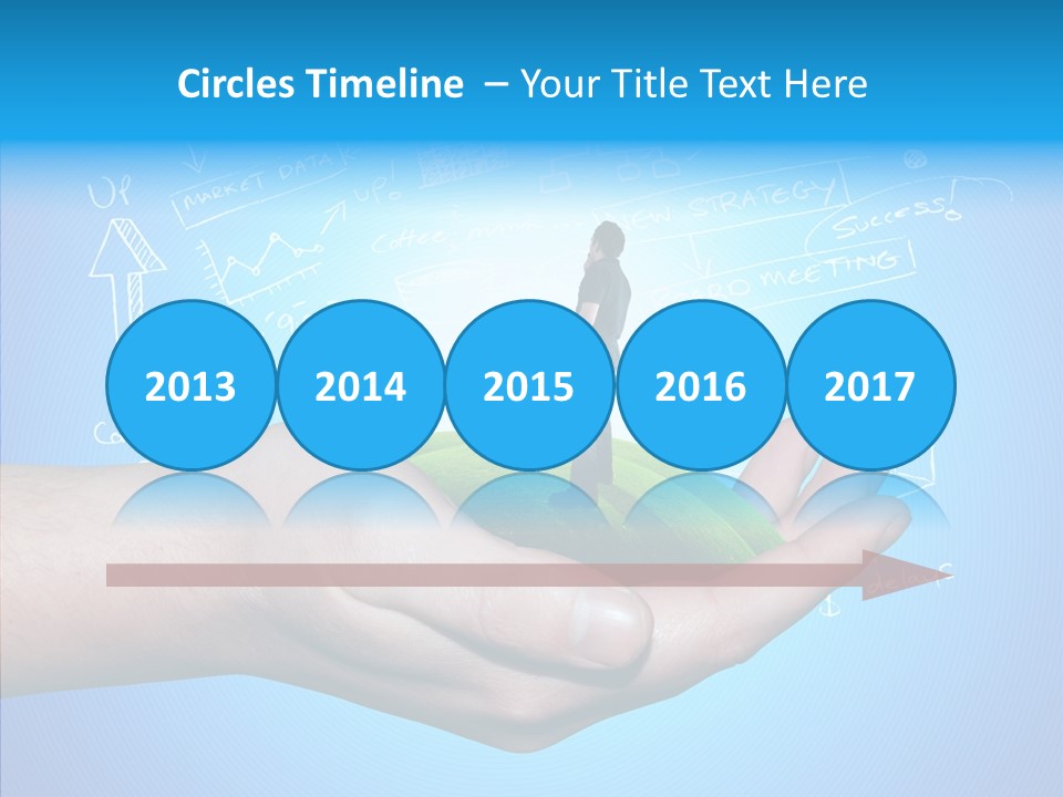 Marketplace Grass Sign PowerPoint Template