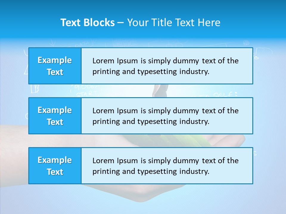 Marketplace Grass Sign PowerPoint Template