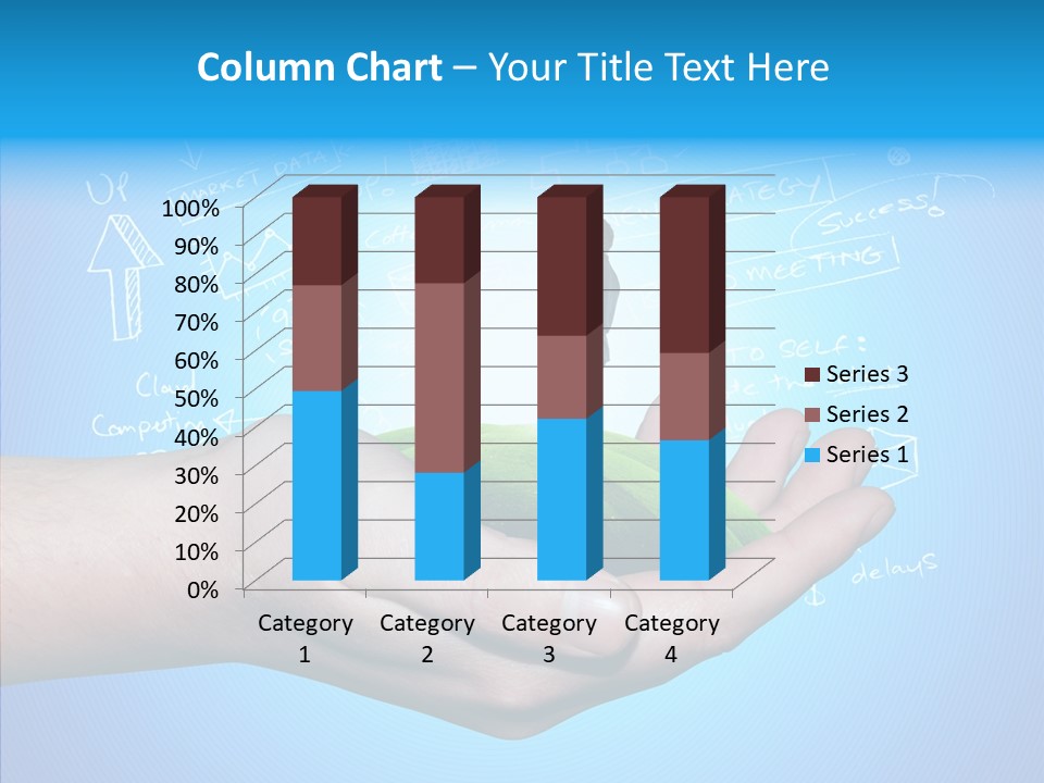 Marketplace Grass Sign PowerPoint Template