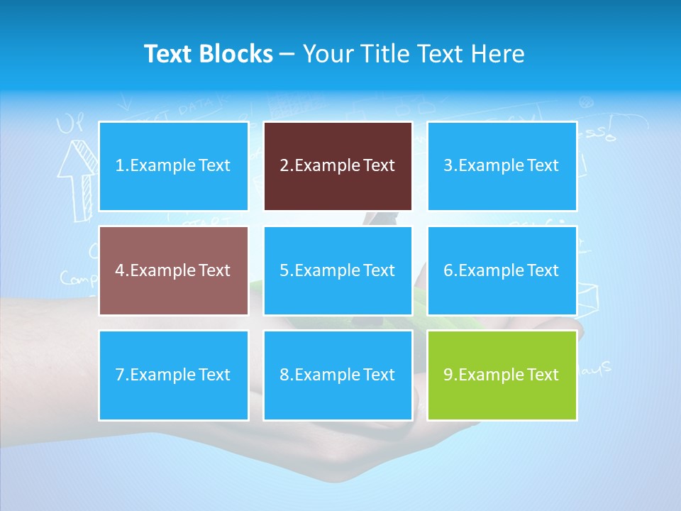 Marketplace Grass Sign PowerPoint Template