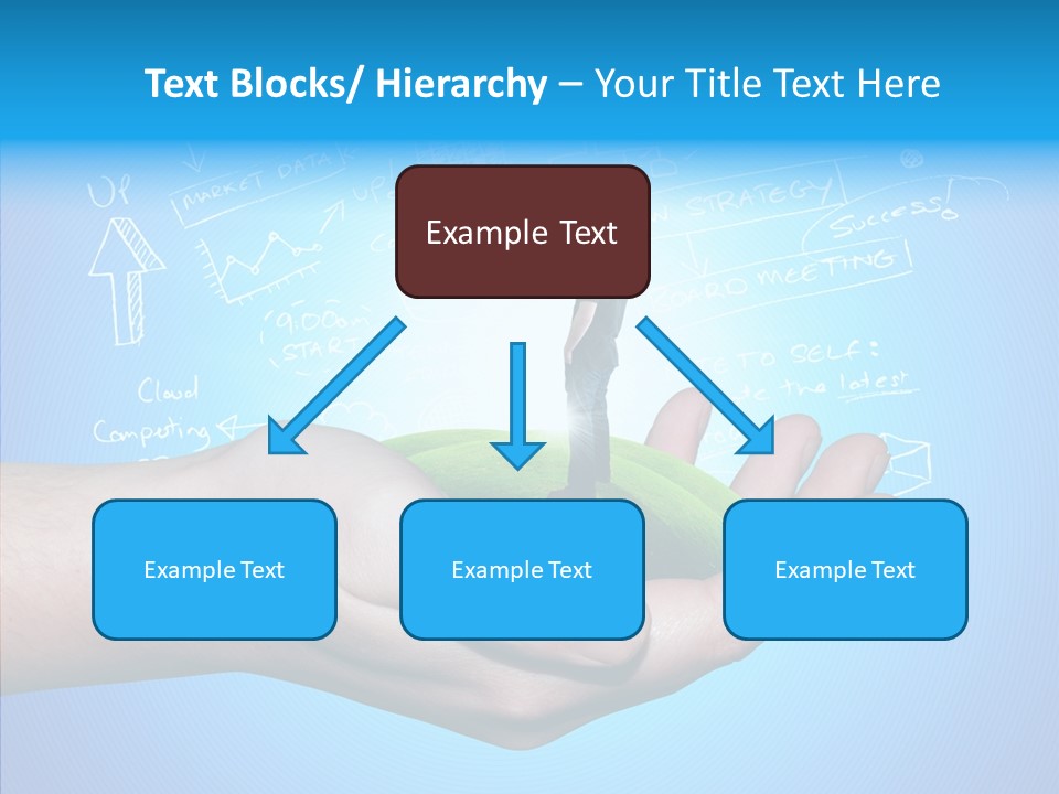 Marketplace Grass Sign PowerPoint Template