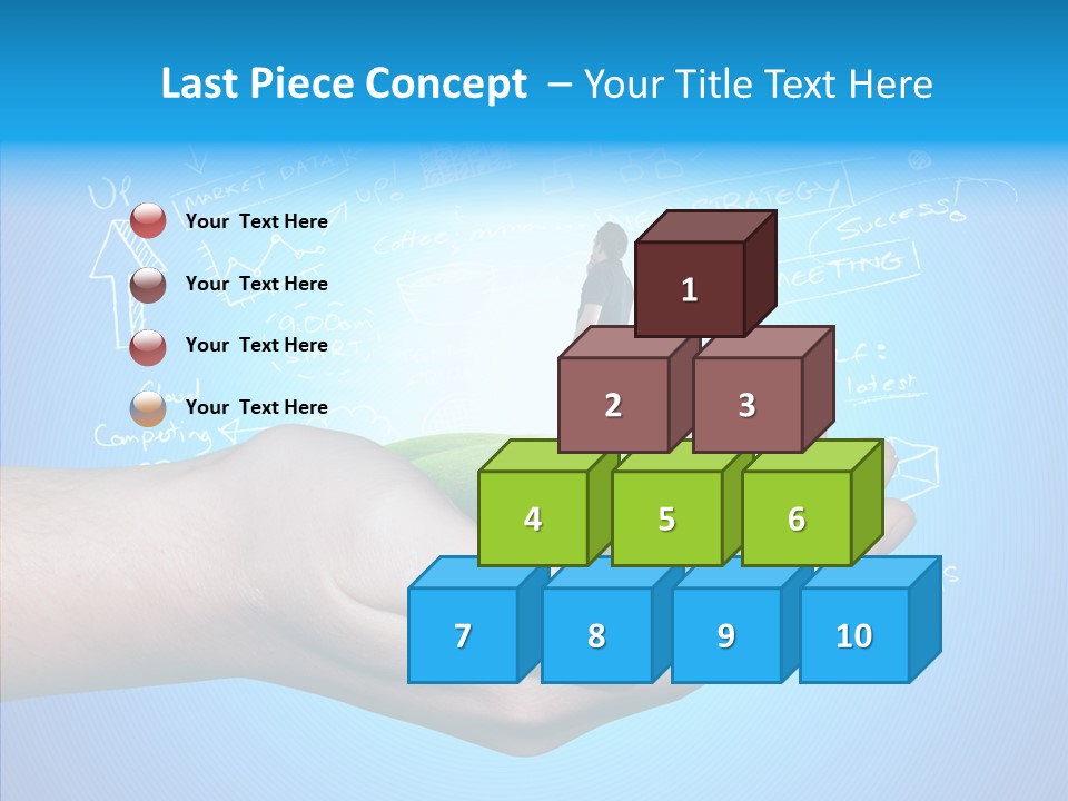 Marketplace Grass Sign PowerPoint Template