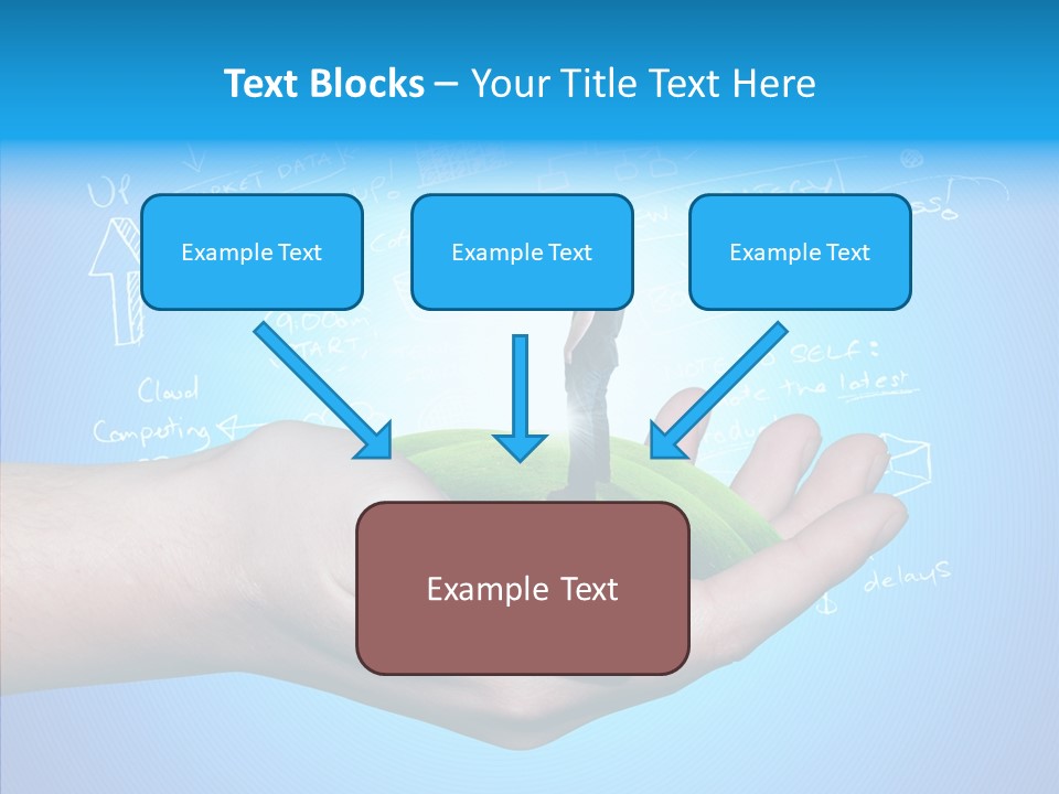 Marketplace Grass Sign PowerPoint Template