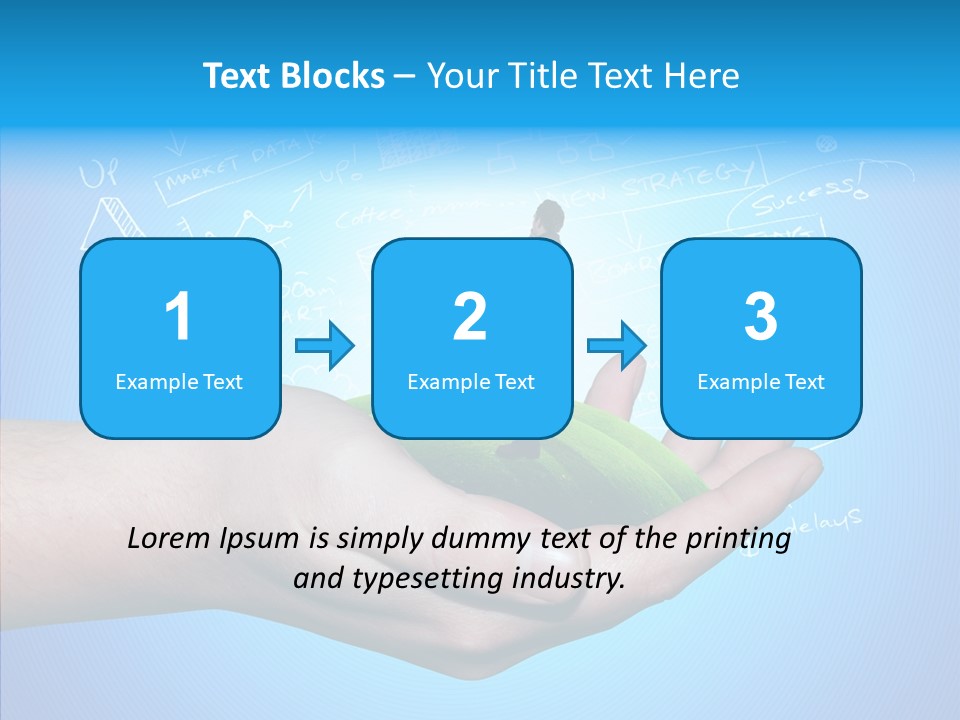 Marketplace Grass Sign PowerPoint Template