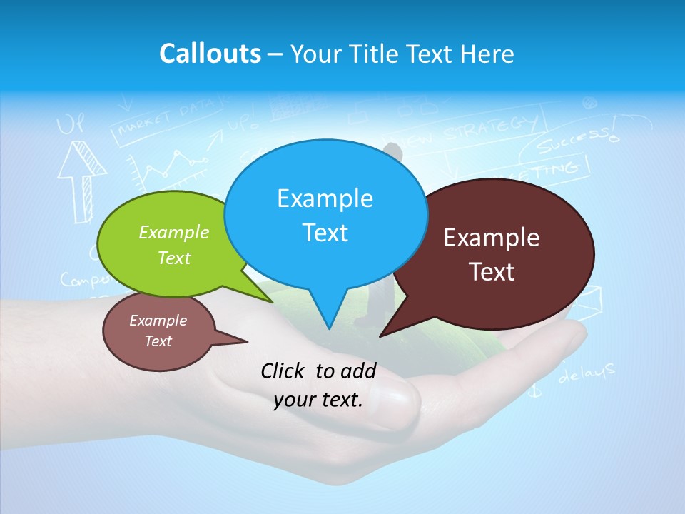 Marketplace Grass Sign PowerPoint Template
