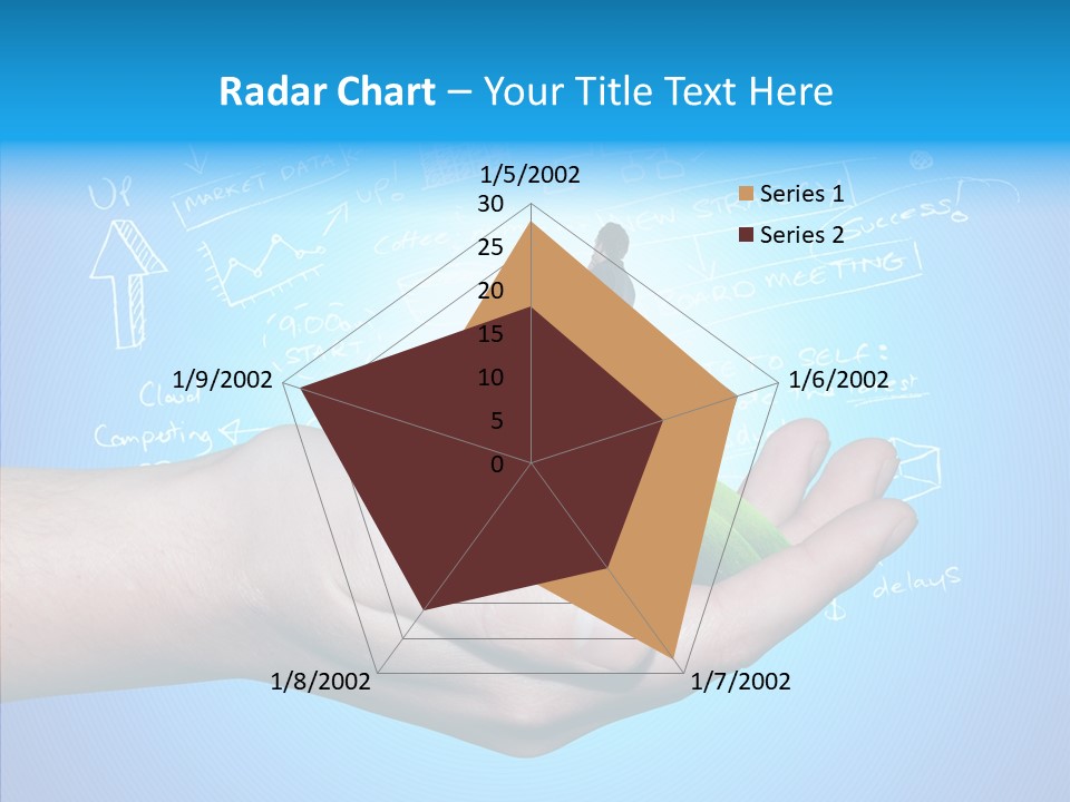 Marketplace Grass Sign PowerPoint Template