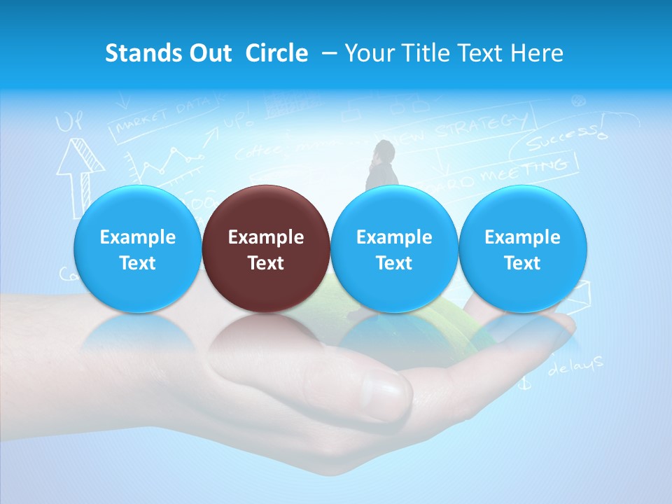 Marketplace Grass Sign PowerPoint Template