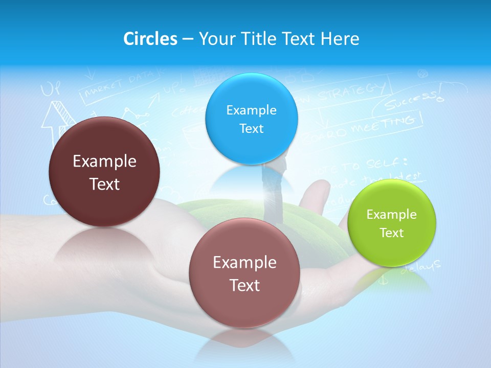 Marketplace Grass Sign PowerPoint Template