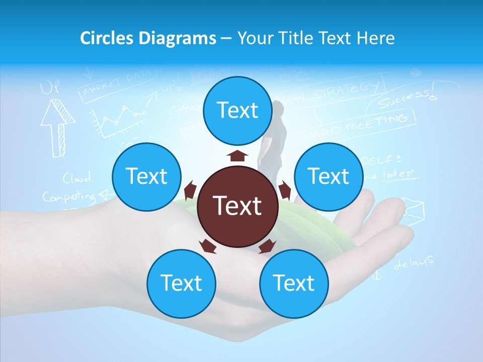 Marketplace Grass Sign PowerPoint Template