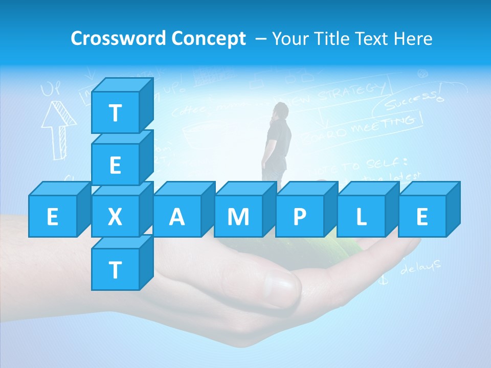 Marketplace Grass Sign PowerPoint Template