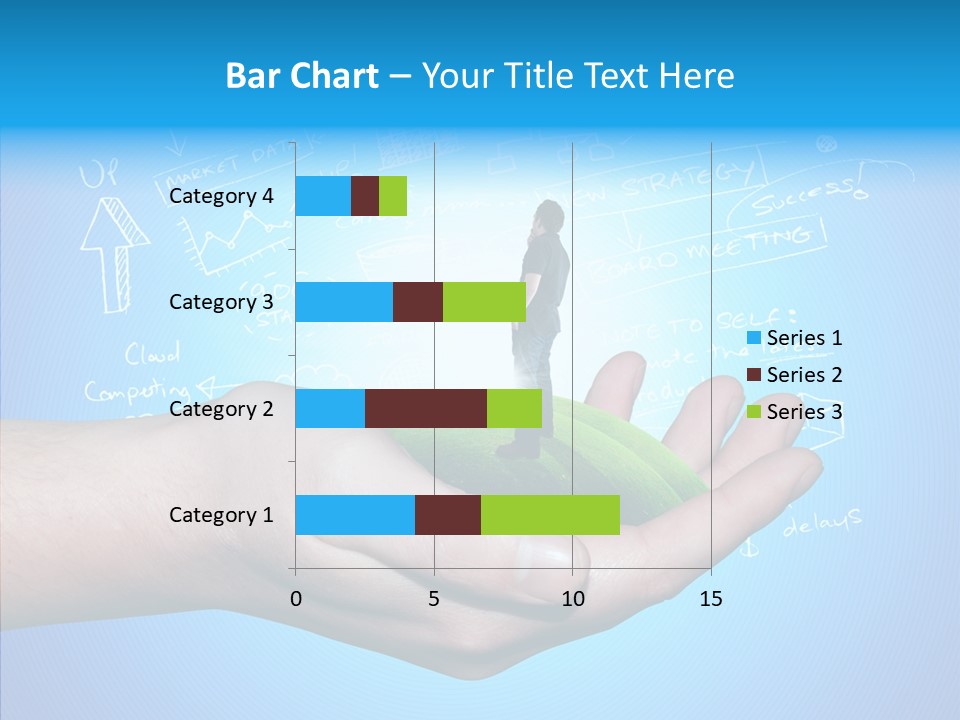 Marketplace Grass Sign PowerPoint Template