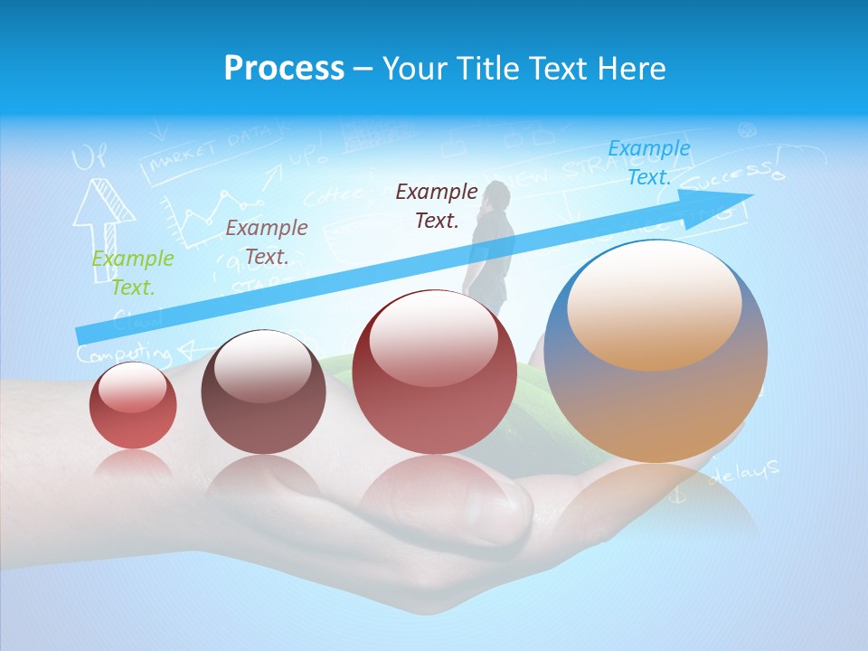 Marketplace Grass Sign PowerPoint Template