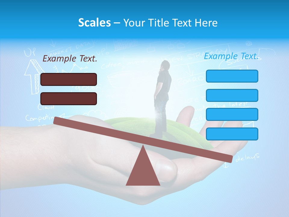 Marketplace Grass Sign PowerPoint Template
