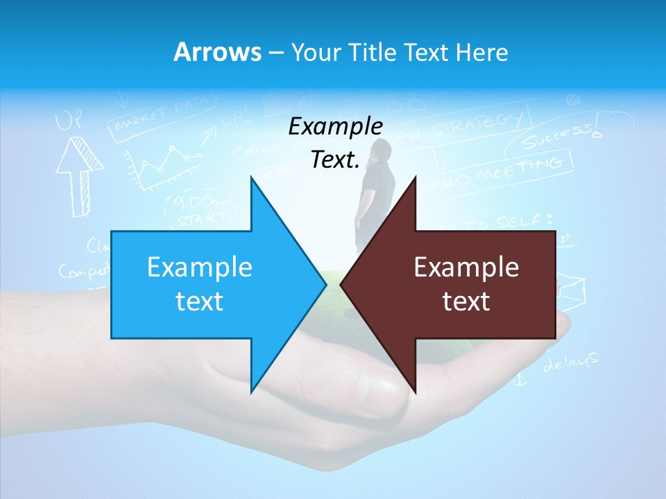 Marketplace Grass Sign PowerPoint Template