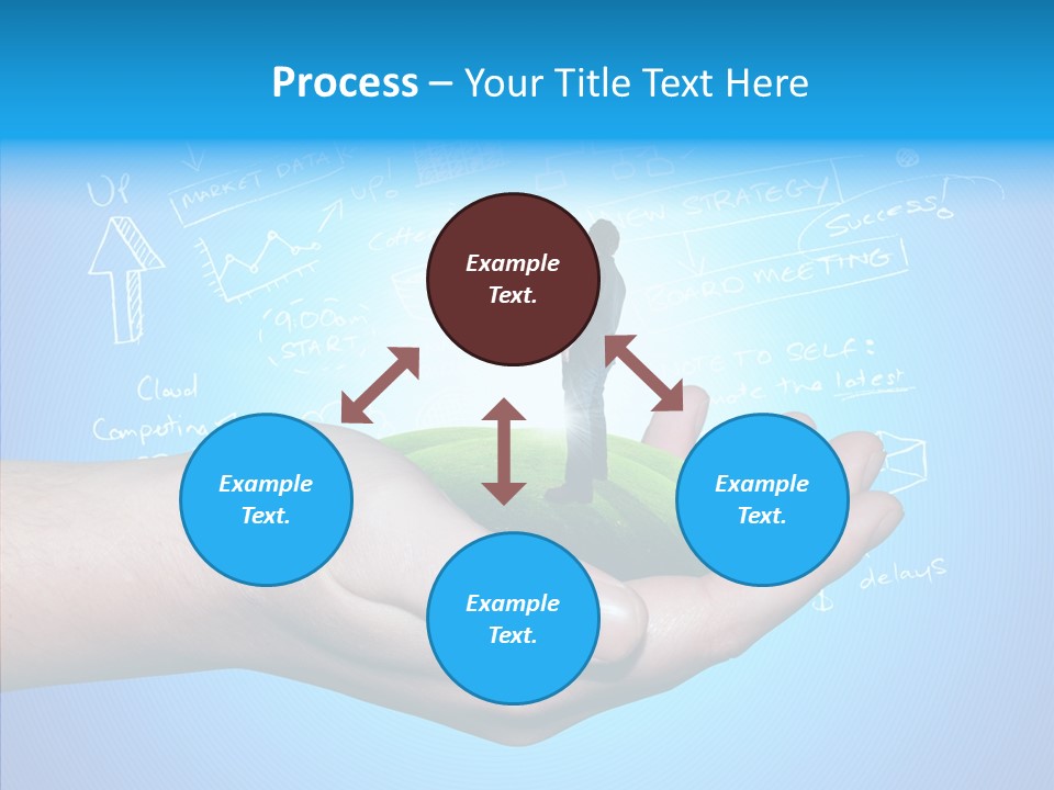 Marketplace Grass Sign PowerPoint Template