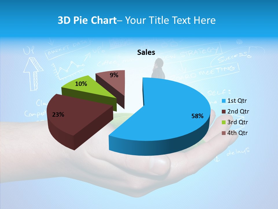 Marketplace Grass Sign PowerPoint Template