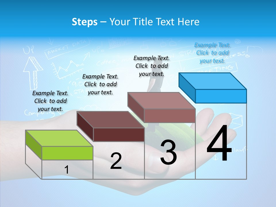 Marketplace Grass Sign PowerPoint Template