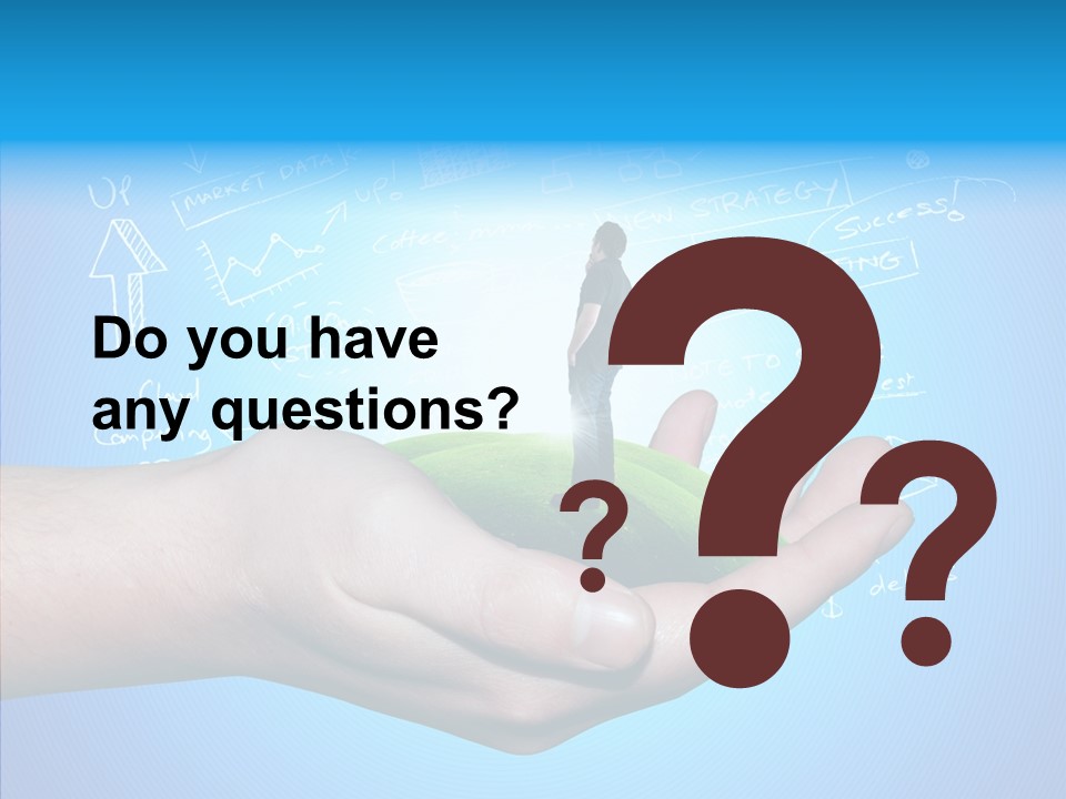 Marketplace Grass Sign PowerPoint Template