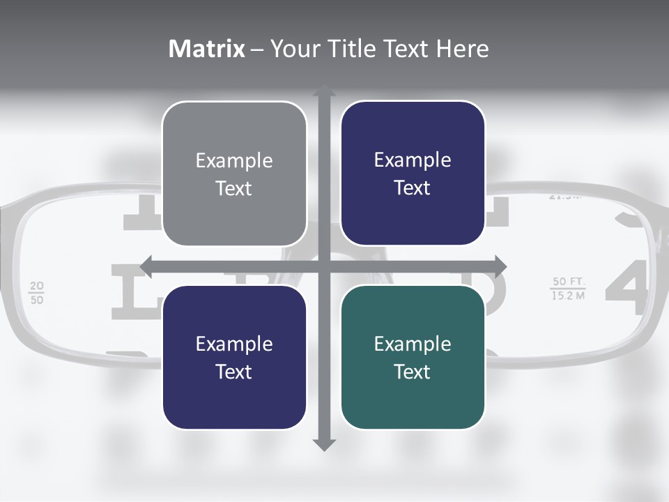 Background Optometry Black PowerPoint Template