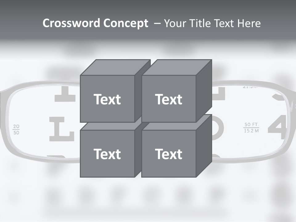 Background Optometry Black PowerPoint Template