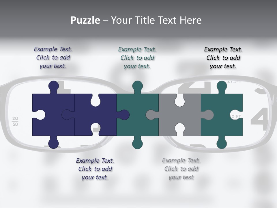 Background Optometry Black PowerPoint Template