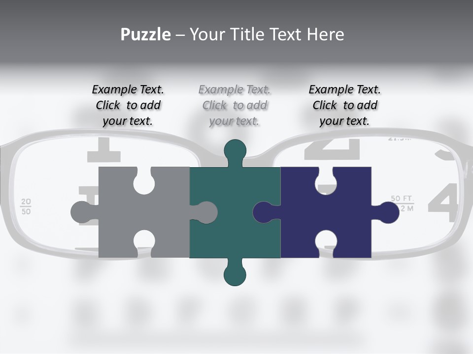 Background Optometry Black PowerPoint Template