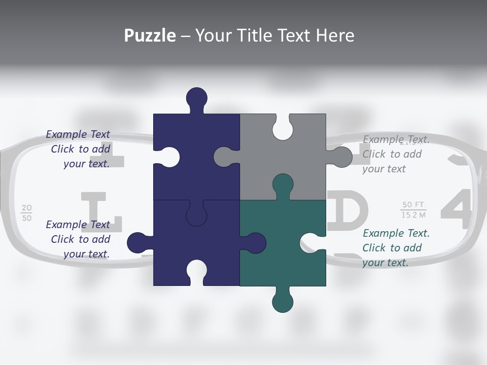 Background Optometry Black PowerPoint Template