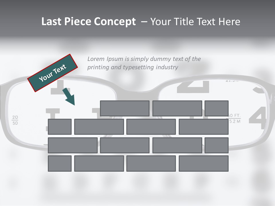 Background Optometry Black PowerPoint Template