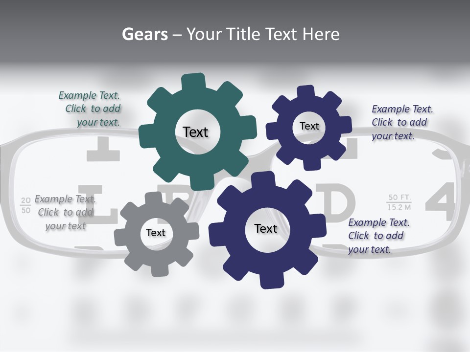 Background Optometry Black PowerPoint Template