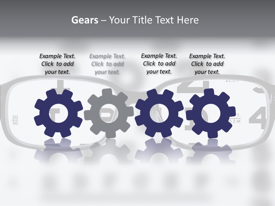 Background Optometry Black PowerPoint Template