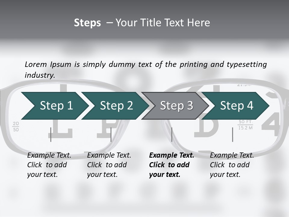 Background Optometry Black PowerPoint Template