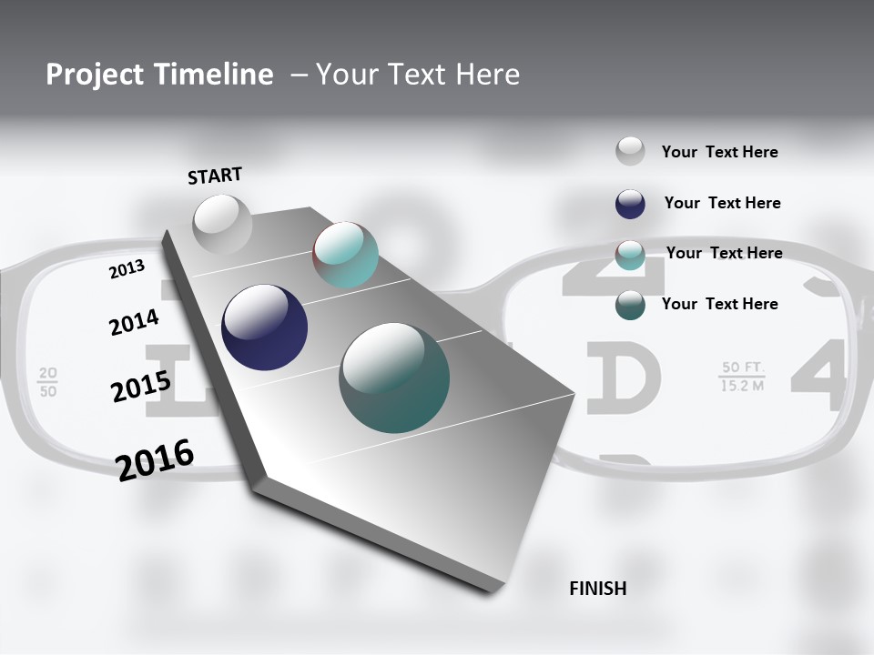 Background Optometry Black PowerPoint Template
