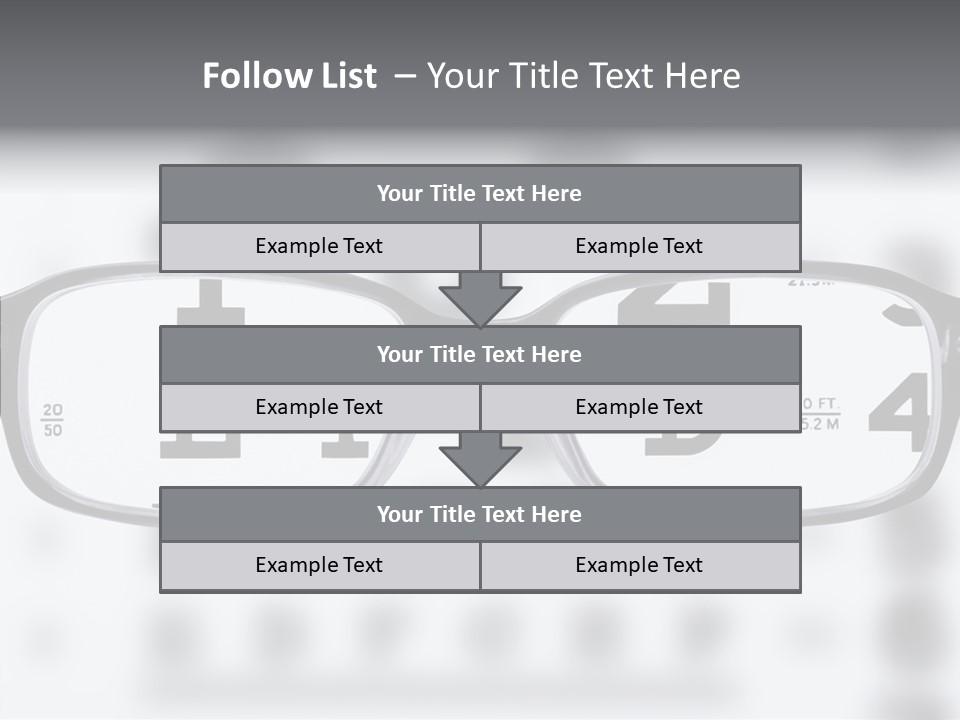 Background Optometry Black PowerPoint Template
