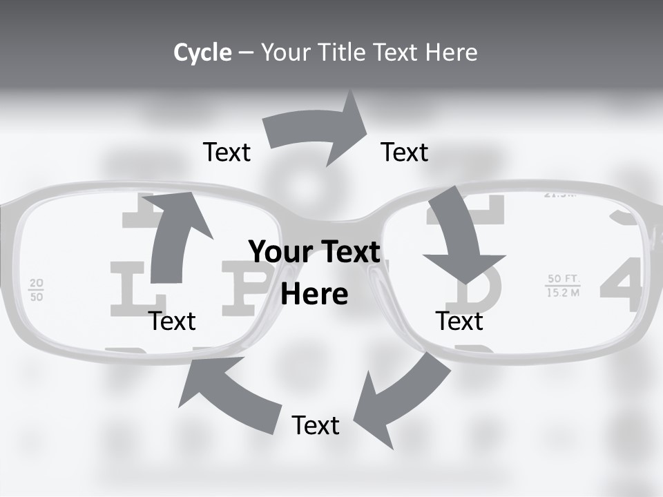 Background Optometry Black PowerPoint Template