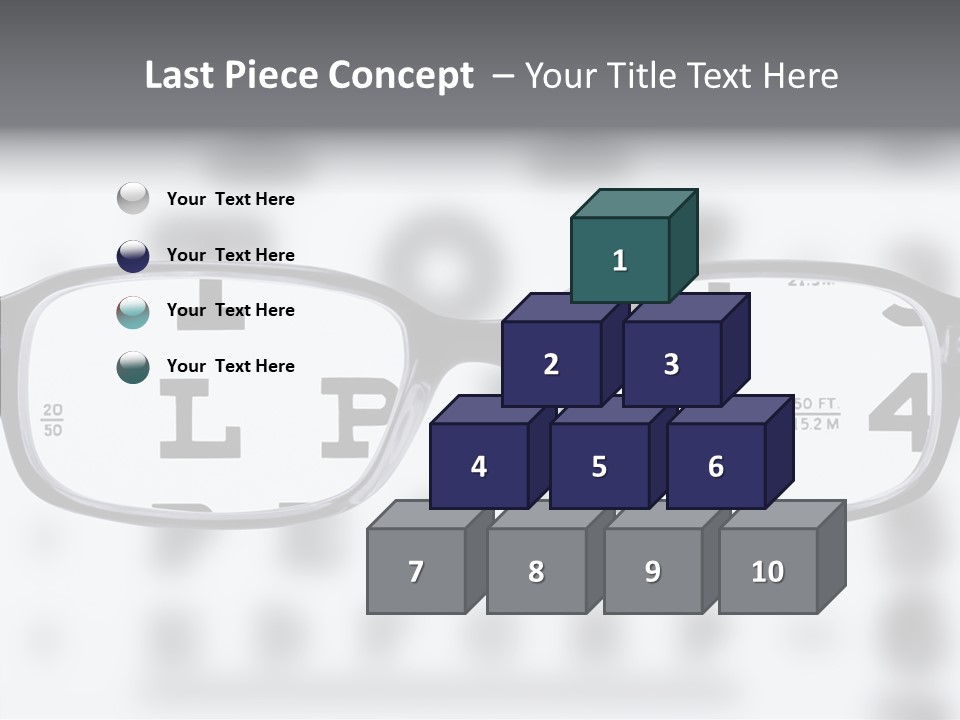 Background Optometry Black PowerPoint Template
