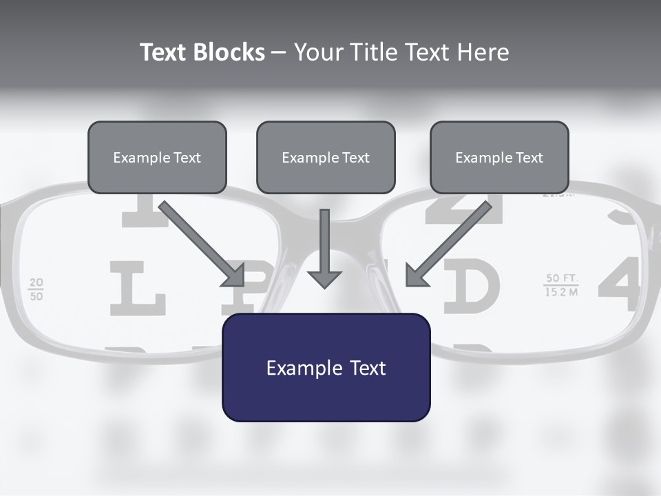 Background Optometry Black PowerPoint Template