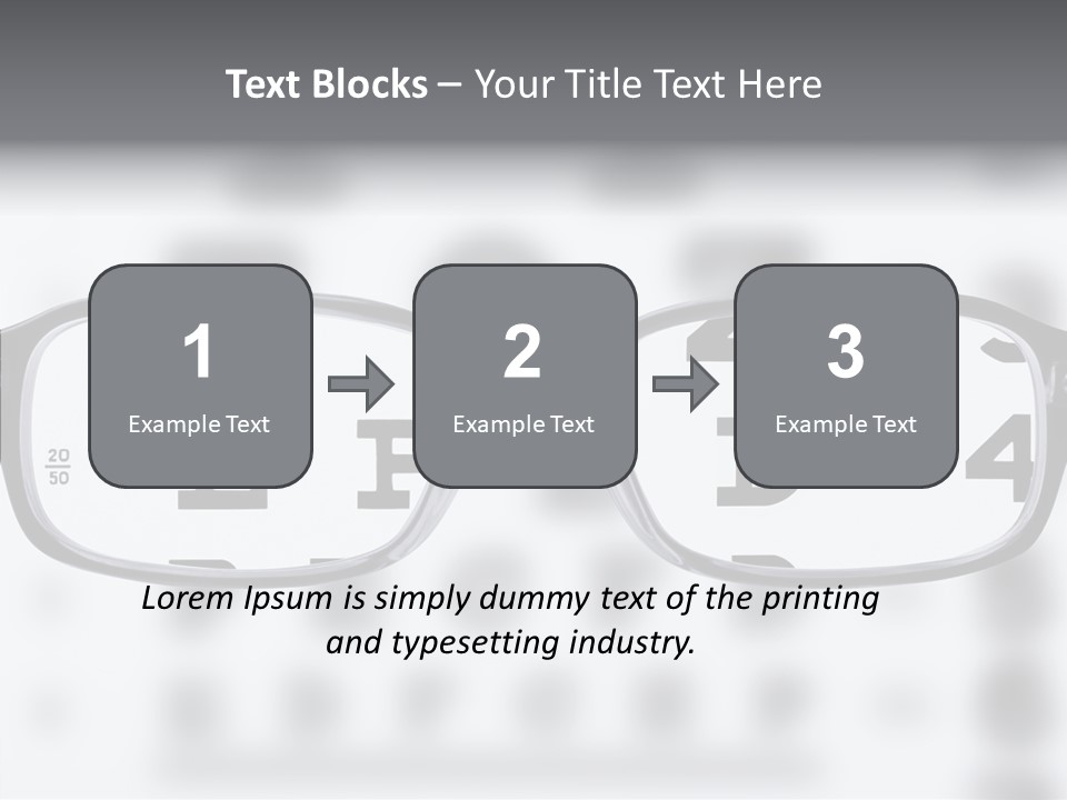 Background Optometry Black PowerPoint Template